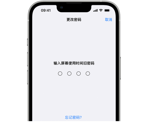 阳朔iPhone屏幕维修分享iPhone屏幕使用时间密码忘记了怎么办 