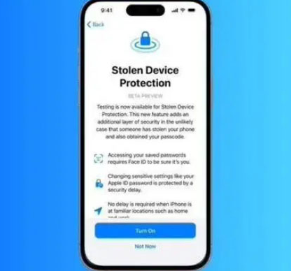 阳朔苹果授权维修店分享被盗设备保护功能开启方法 