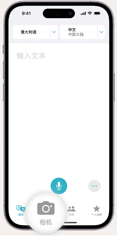 阳朔苹果14维修店分享iPhone14通过摄像头取景实时翻译文本教程 