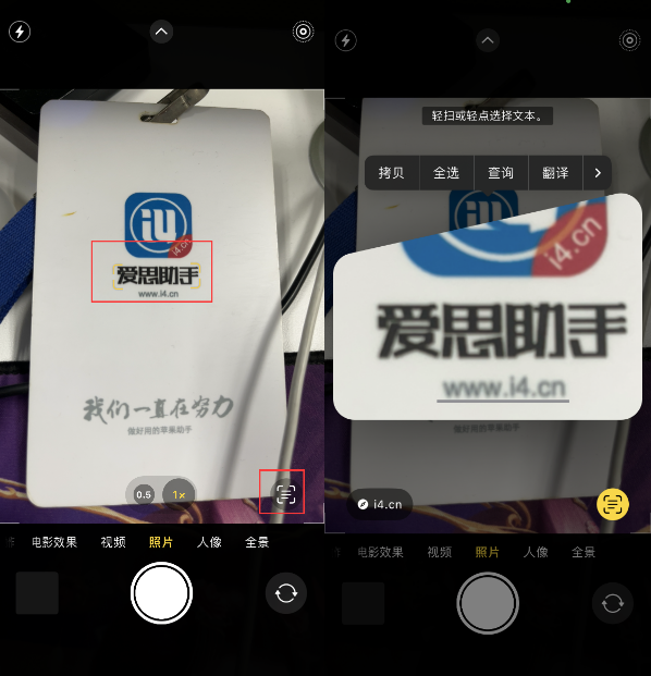 阳朔苹果手机维修分享升级iOS 16后如何通过相机翻译文本 