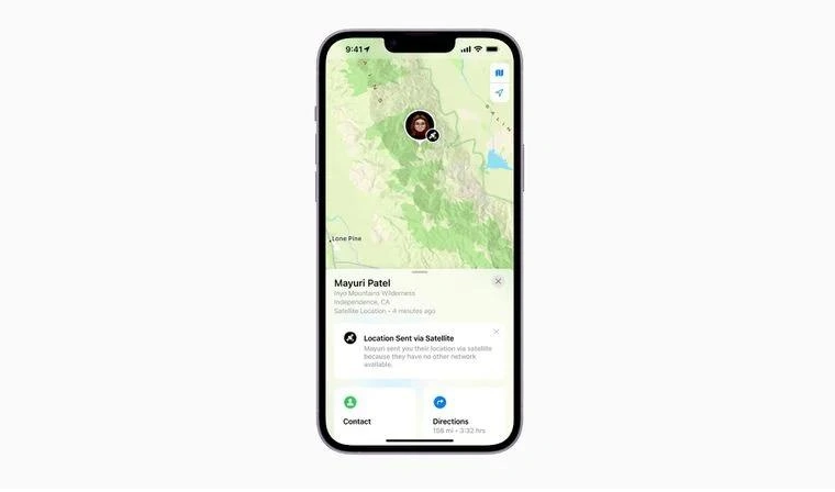 阳朔苹果14维修分享iPhone14系列中 FindMy功能通过卫星分享位置方法教程 