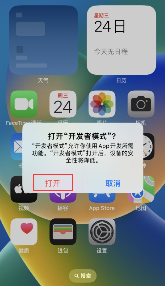 阳朔苹果手机维修分享如何打开开发者模式 