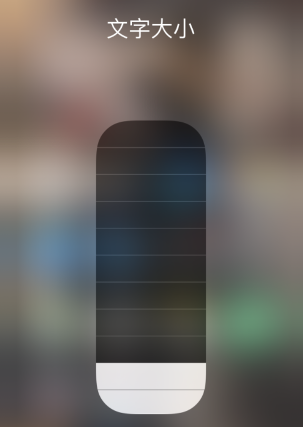 阳朔苹果手机维修分享小技巧：在 iPhone 控制中心快速调节字体大小 